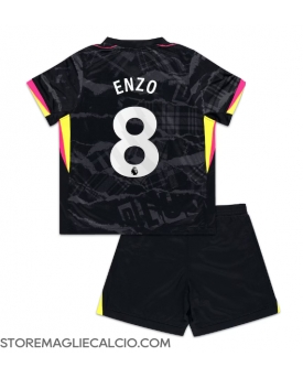Chelsea Enzo Fernandez #8 Maglia Gara Terza Repliche 2024-25 Bambino